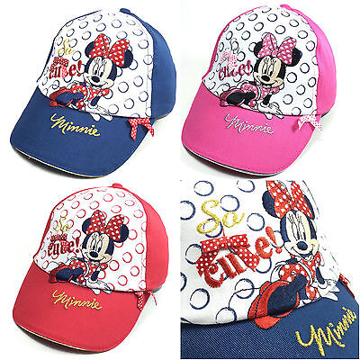 Kinder Cap Original Snapback MINNIE MOUSE Mädchen Baseball Caps Kappe COMIC Hut