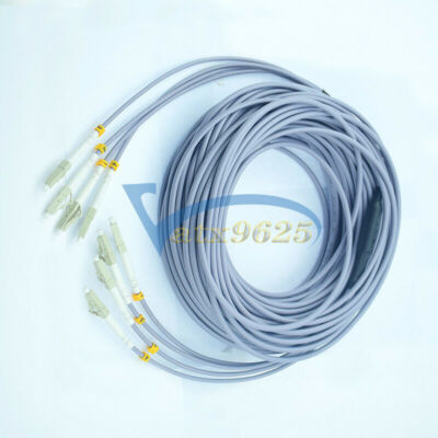 Armored Cable LC UPC -LC UPC 4 Multi-Mode Fiber Patch Cord 200M #W5