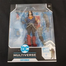 -= MC Farlane Toys DC MultiVerse Superman Build-A-WV4 Death Metal NEW