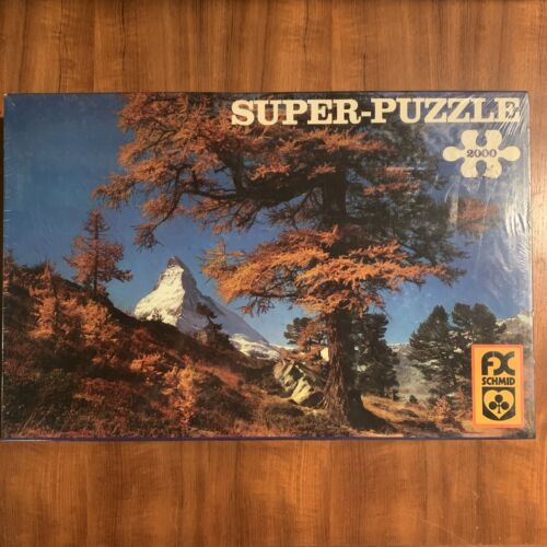 FX Schmid Matterhorn Super Puzzle Sealed Vintage Made In West Germany 2000 Piece - Picture 1 of 10