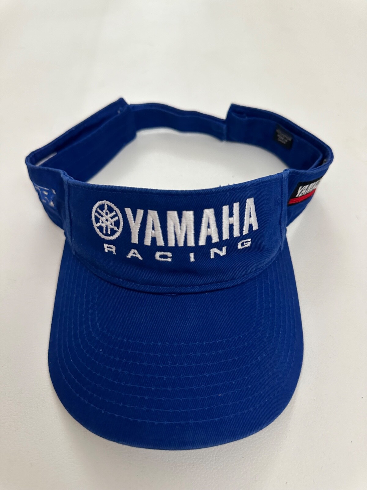 Yamaha Blue Adult Logo Adjustable Visor Hat Cap One Size