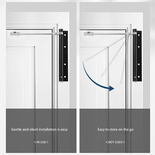 Adjustable Door Closers Surface Mounted Automatic Stainless Steel Spring Clos S1 - Afbeelding 2 van 22