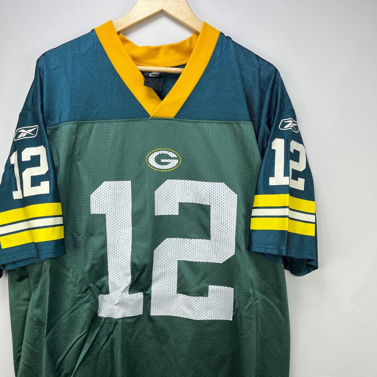 Vintage Green Bay Packers Reebok NFL Jersey Aaron Rogers # 12 XL