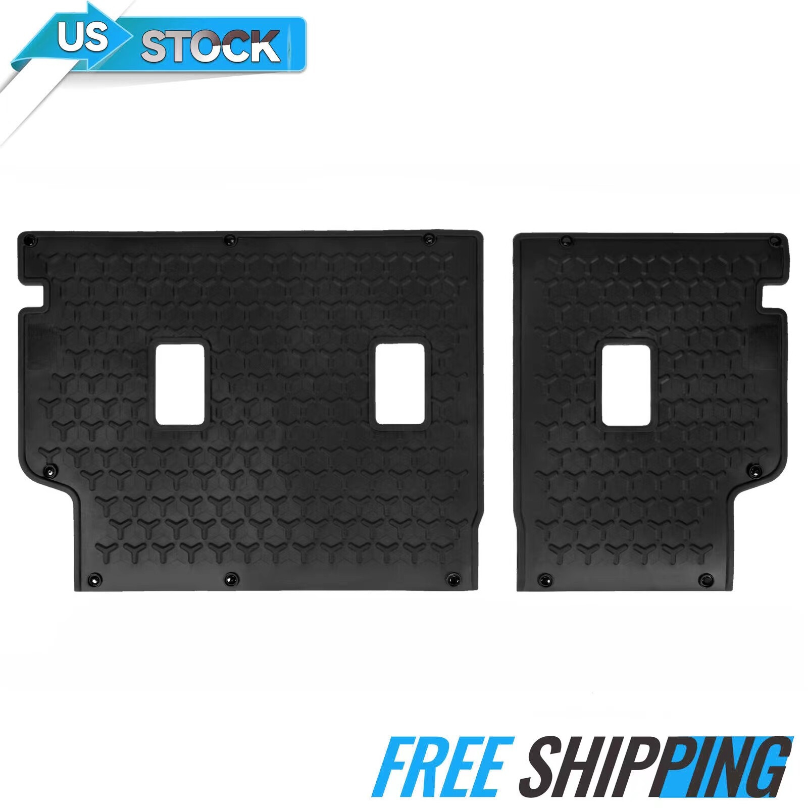 Rear Seat Back Mat + Cargo Trunk Floor Mat Liner For 21-24 22 Ford Bronco Sport