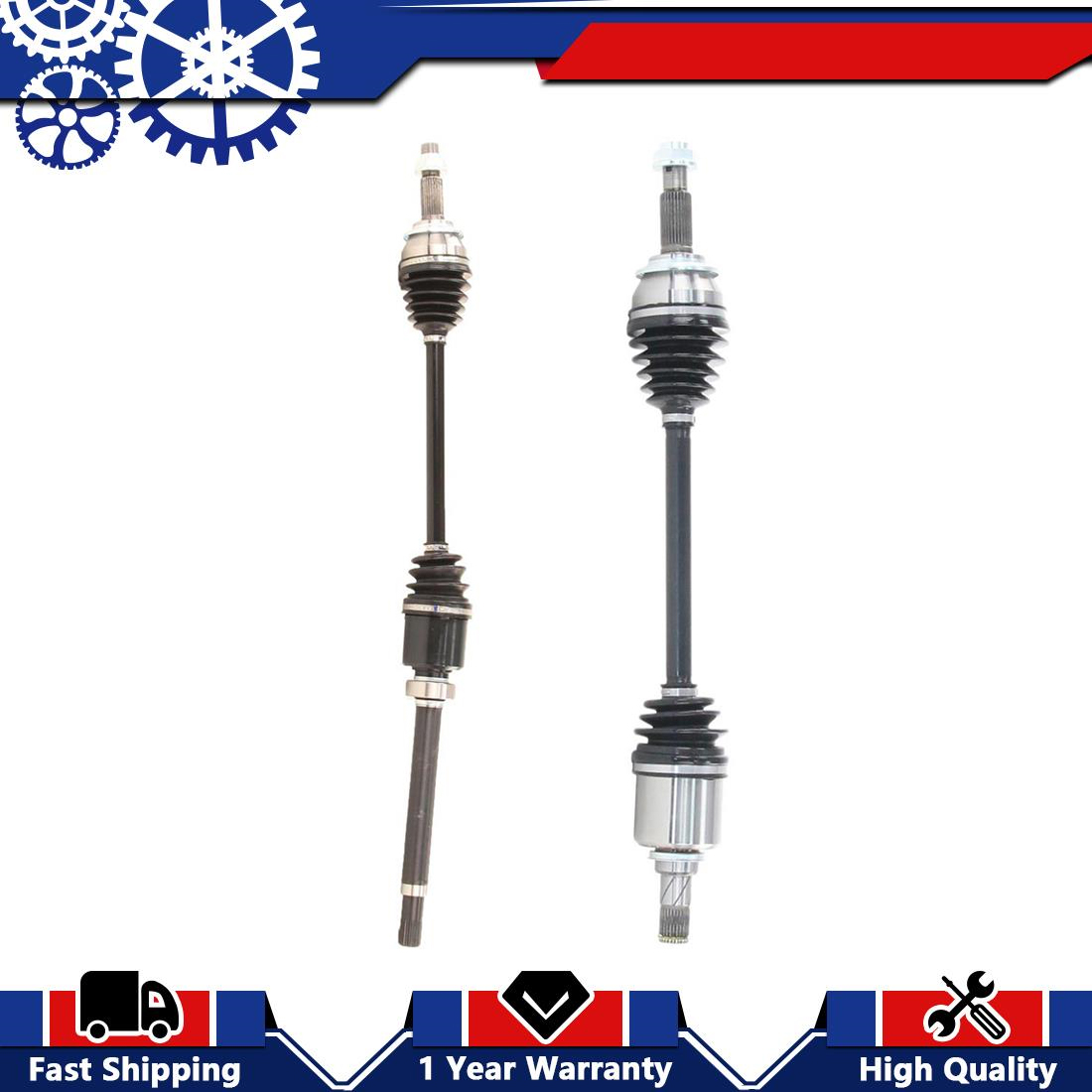 Front Driver Passenger CV Axle Shaft For 2020-2021 Nissan Sentra
