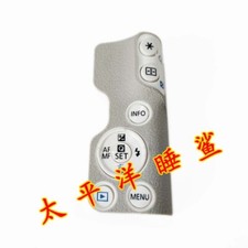 Original NEW White Rear Cover Menu Set Button Keyboard Rubber For Canon EOS M50