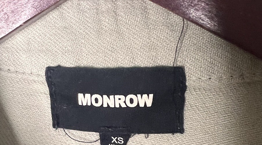 Monrow Lightweight Utility Jacket Light Olive Ove… - image 5