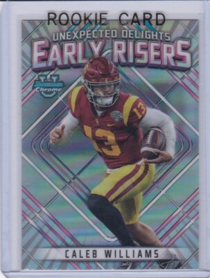 CALEB WILLIAMS ROOKIE CARD 2023 Bowman Chrome USC Trojan Football EARLY ...