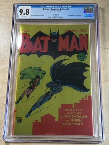 Batman Facsimile #1 CGC 9.8 Foil Variant (2023) - NEWLY GRADED