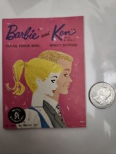 BOOK BARBIE AND KEN DOLL 1961 VINTAGE JAPAN PROFILE FASHION BOOKLET PAMPHLET c3
