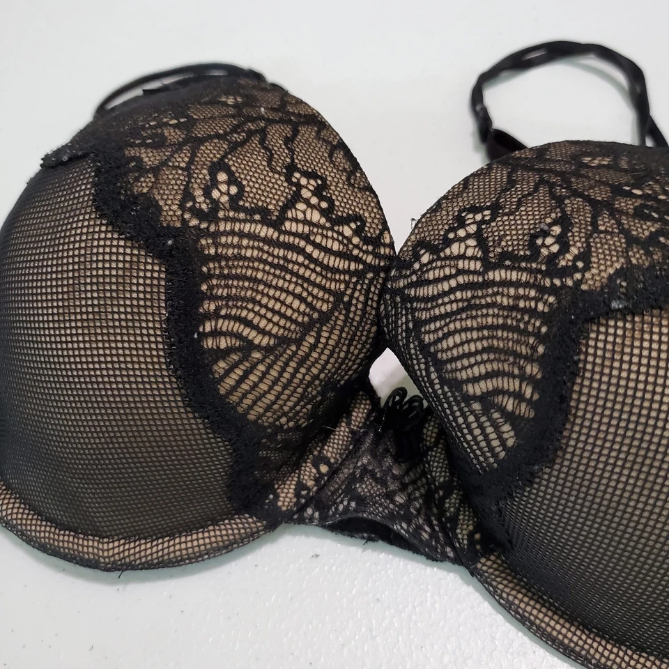 Sujetador de mujer b.tempt'd 32DD marrón encaje con aros correas ajustables red Foto 2 de 4