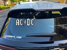 12-36 AC DC ROCK BAND WINDOW DECAL STICKER VINYL