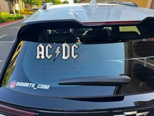 12-36 AC DC ROCK BAND WINDOW DECAL STICKER VINYL