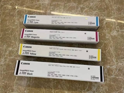 Genuine Canon Image PRESS Toner T01 CMYK Set For C60/C600/C700