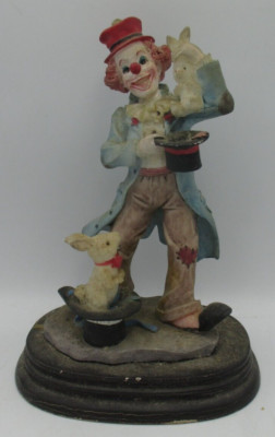 Regency Fine Arts Zirkus Clown Hase im Hut Ornament