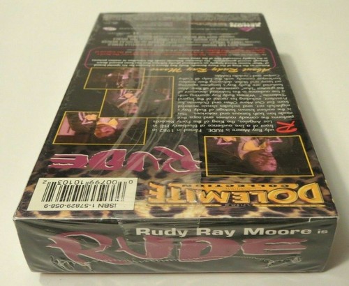 RUDE Dolemite Collection VHS video tape SEALED seal movie ripped seal sticker - Foto 6 di 11