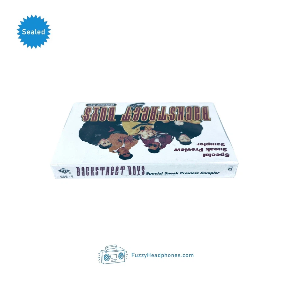 Backstreet Boys – Special Sneak Preview Sampler Cassette Tape 1995 SEALED - Image 3 of 4