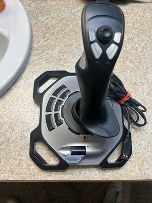 UNTESTED Logitech Extreme 3D Pro Joystick J-UK17 Controller PC Flight Simulator