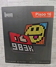 Divoom Pixoo 16 Pixel Art Cloud Frame with App Controlled 16X16 LED 