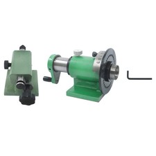 LABLT W/ Tailstock Collet Fixture Milling Machine Indexing 5C Spin Index Fixture