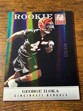 George Iloka 2012 Elite Rookie Card #149 /999 Cincinnati Bengals. rookie card picture