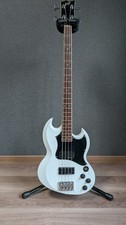 ESP Viper Electric Bass Guitar White Serial S1211108 Japan Used