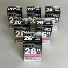 BELL (6 PACK) Bicycle Inner Tube Standard Valve 26" 1.75"-2.25" Black 7109079