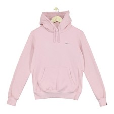 Felpa Nike vintage con cappuccio donna taglia M rosa piccola Swoosh Y2K regolare