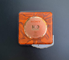 Sony MZ-E45 Orange Camo Portable Minidisc Player MD Walkman - Working