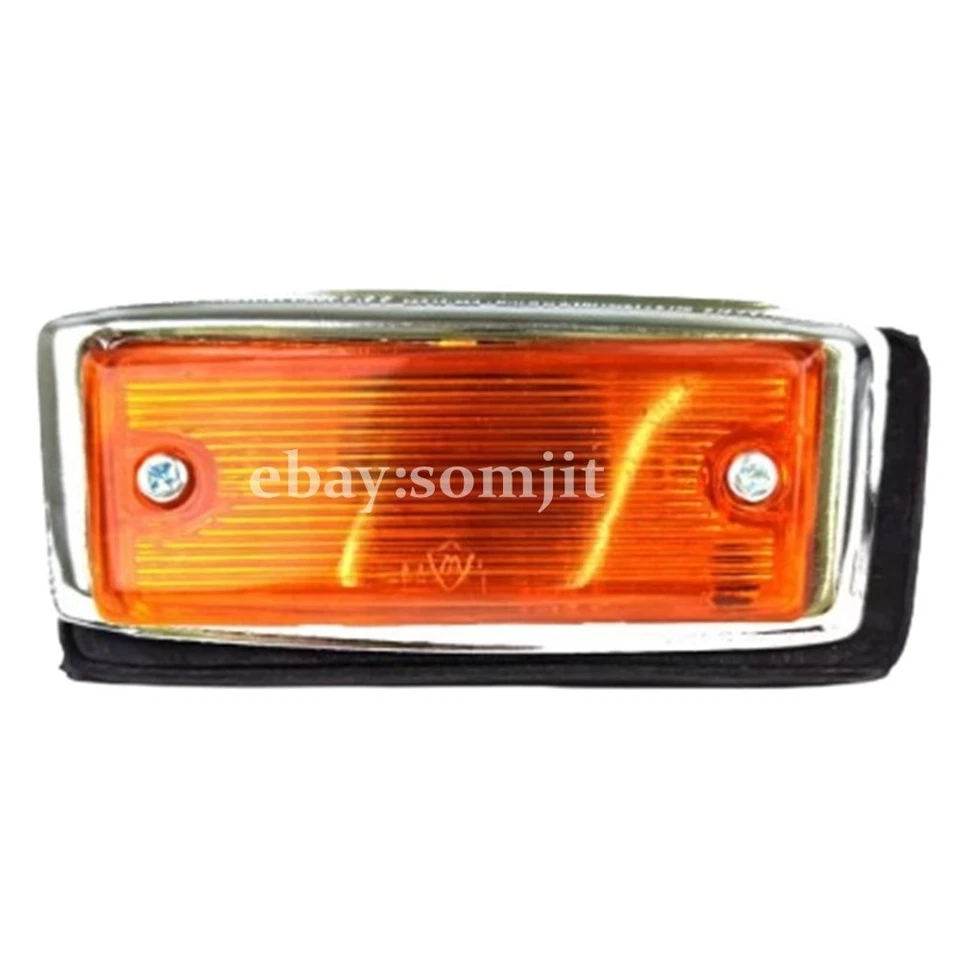PAR DE LUCES DE SEÑAL DE GIRO MARCADOR LATERAL ÁMBAR PARA 74-78 TOYOTA HILUX RN20 RN25. Foto 4 de 4