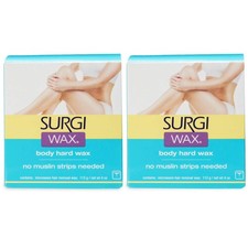 Surgi-Wax Microwave Hair Removal Hard Wax for Body, 4 Ounce (Pack of 2)