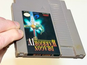 Dragon Warrior IV, 4 + Saves - Authentic Nintendo NES Game Cartridge - Tested