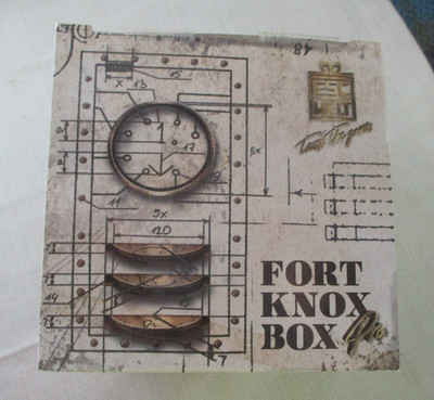 Fort Knox Box Thinking Game Made of Wood Crack the Safe Never Tried to Solve