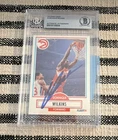 Fleer 1990 Dominique Wilkins Autographed #6 BAS Atlanta Hawks Basketball Card
