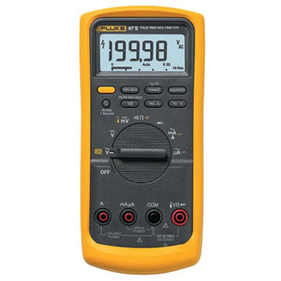 Fluke 2074974 Industrial True RMS Digital Multimeter with Temperature Foto 3 de 4