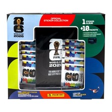 Panini FIFA World Cup 2026 Official Sticker Collection Box, 10 Sticker Packets,