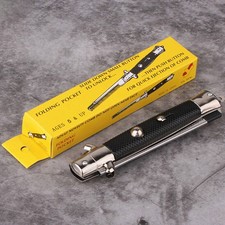 Comb Pocket Hair Brush Automatic Pocket Folding Flick Comb For Beard Mustache UK