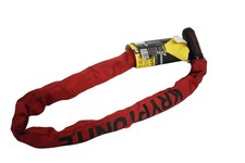Cadena Kryptonite Keeper candado bicicleta rojo llave mediana acero resistente seguridad