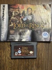 Nintendo Game Boy Advance Lord Of The Rings Game With Booklet Tested/working