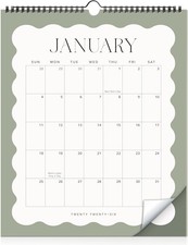 Aesthetic 2026 Wall Calendar - Runs from January 2026 Until July 2027 - The Perf