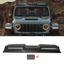 Carbon Look Roof Lamp Top Spoiler Led Lights Drl For Jeep Wrangler Jl 2018-2025 Carbon Look Roof Lamp Top Spoiler Led Lights Drl For Jeep Wrangler Jl 2018-2025