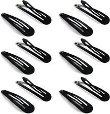 Snap Hair Clips, 40 Pack 2 Inch Barrettes Metal Hair Clips Slides, Women And