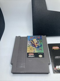 The Simpsons: Bart vs. the World NES w/ Manual & Sleeve (Nintendo, 1991) TESTED