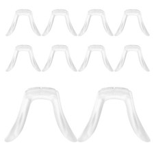 10Pcs Reusable Silicone Glasses Nose Pads U Shape Bridge Transparent