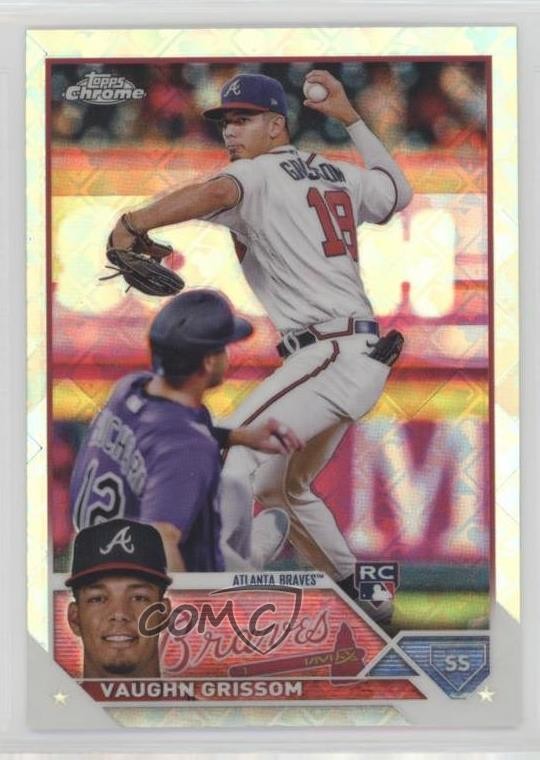2023 Topps Chrome Logofractor Edition Vaughn Grissom #48 08k5