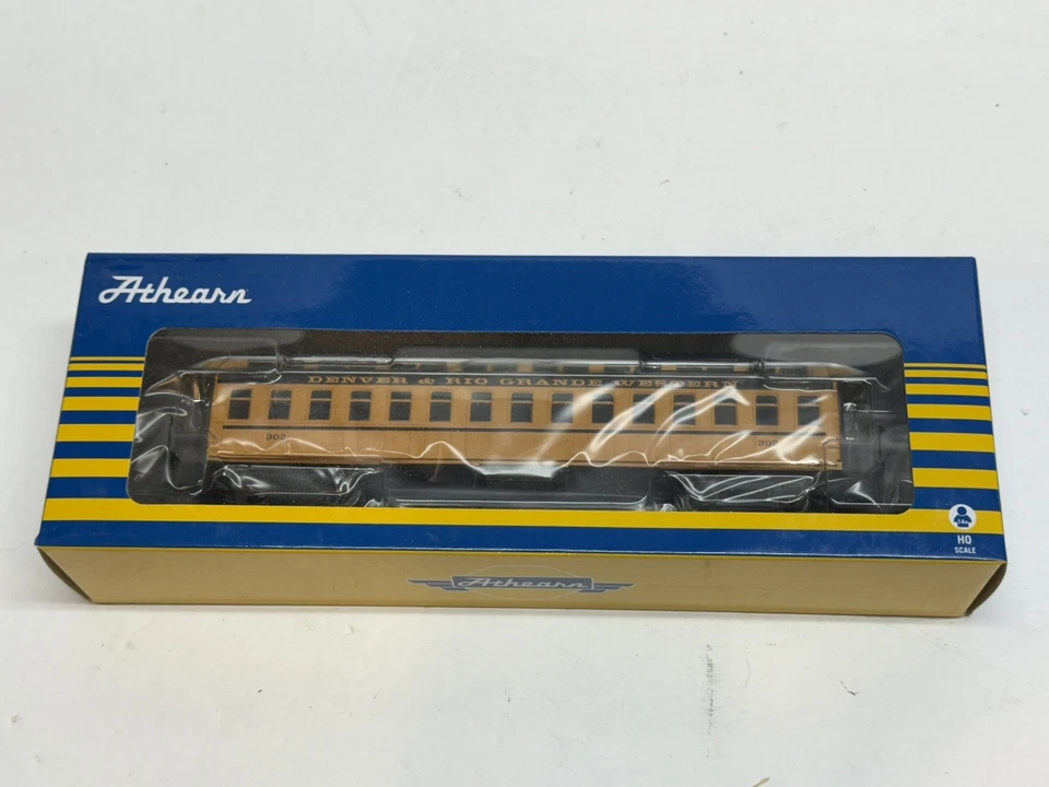 Ho Scale Athearn Rio Grande 50' Overland Coach Passenger Car D&RGW #ATH84843 NEW - Image 2 of 2