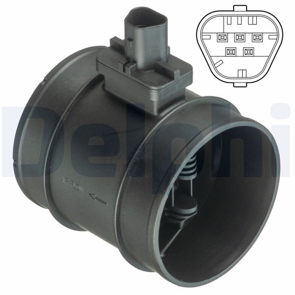 Delphi AF10410-12B1 Luftmassenmesser FüR Chevrolet Opel Saab-image