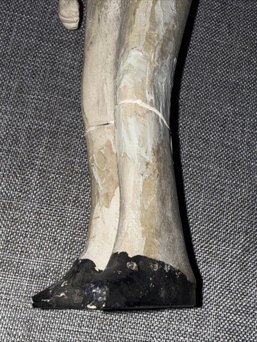 Antike Vintage 10 Zoll Gips Dame Puppe Figur zum Restaurieren Kunsthandwerk TLC - Bild 8 von 12