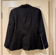 H M Classic Black Blazer Size 12