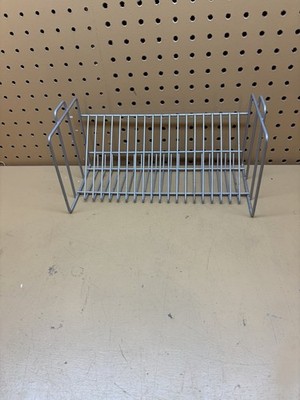 20 CD Metal Wire Rack Stand Storage Holder Organizer Mini Tower Silver 12 inch